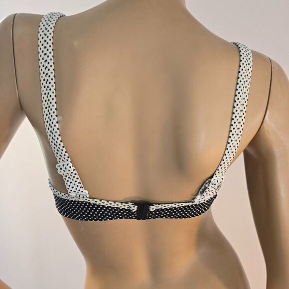 Esprit Polka Dot Underwire Bikini Top Womens Swimwear Bra US Size SD 32D - Picture 3 of 7
